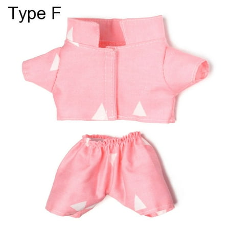 

For 20cm Mini Clothing Toys DIY Doll Dress Doll Clothes Pajama Suit Doll Skirt TYPE F