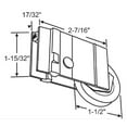 thumbnail image 5 of Wallace Roller for Sliding Doors | Roller Replacement for Patio Glass Door Repair | Stainless Steel with Precision Bearing Wheels | Smooth Operation (DR-100-SP), 5 of 7