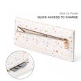 thumbnail image 6 of GAEKEAO Slim Wallet for Women RFID Blocking long Ladies Bifold Card Holder with Zipper Coin Pocket and Multiple Card Slots, 6 of 8