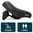 Selle Royal Unisex Gipsy Bike Seat (Relaxed, RoyalGel, Black)