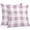 White Light Pink, variant on Green White Buffalo Check Throw Pillow Covers 18x18 Inch Set of 2, Farmhouse Plaid Modern Geometric Waterproof Outdoor Pillow Covers, Decorative Cushion Pillowcases for Couch, Sofa, Bed, Patio