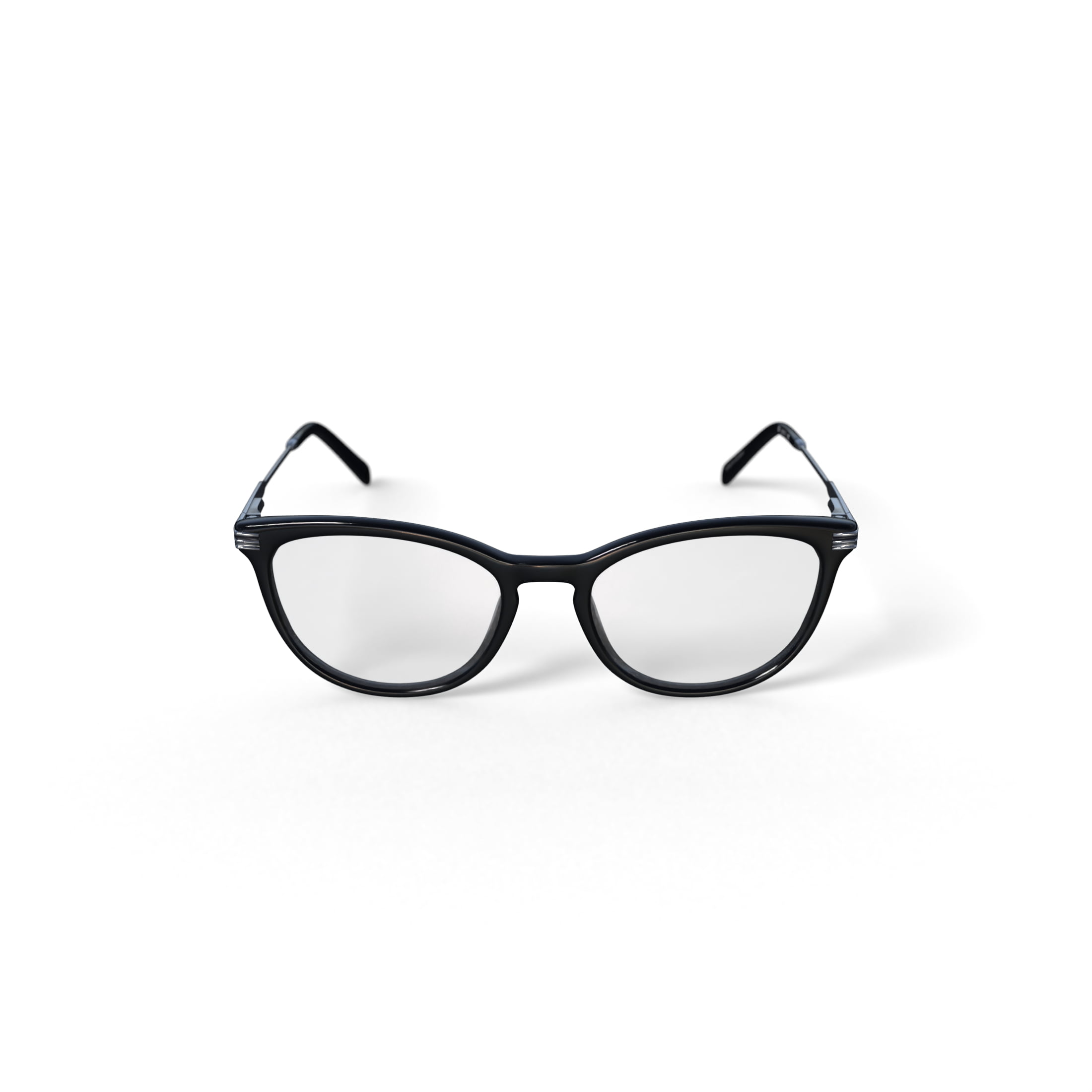 Flower Women's Lily Prescription Eyeglasses with Case, Black