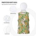 thumbnail image 3 of Naloa Snake And Floral Basketball Jersey Reversible Men's Mesh Athletic Sports Shirts Training Practice S-4XLMedium, 3 of 6