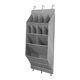 thumbnail image 5 of Zapatero de puerta estrecha Organizador de zapatos colgante para niños Adultos Zapatero reutilizable para puerta Organizador de zapatos para artículos 11 cuadrícula Soledad Zapatero colgante, 5 of 10