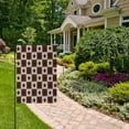 thumbnail image 2 of Yayeee Garden Flag 12"x18" Double Sided Outdoor Yard Lawn Holiday Decorations, Checkered Stars Pattern, 2 of 6