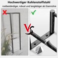 thumbnail image 2 of Stylish Towel Racks for Bathroom, Wall Mounted, Maximize Using Space with Vertical Design, Black Carbon Steel, Easy Installation, Space-Saving and Elegant, 2 of 5