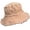 Orange, variant on CoCopeaunts Cotton Bucket Hat for Women Summer Casual Frayed Wide Brim Beach Fisherman Hat Beach Vacation Travel Accessories