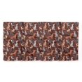 thumbnail image 5 of Bimba Red Cute Dog Pure Silk Printed Scarf Dupatta Head Neck Wrap Bandanas For Women 40 x 80 Inches, 5 of 6