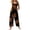 Black, variant on Womens Halloween Jumpsuits Spiderweb Castle Halter Backless Funny Overalls Ghost Skeleton Sleeveless Horror Rompers, S