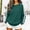 A1 Blackish Green, variant on Womens Varsity Striped Drop Shoulder Sweatshirt, Crewneck Long Sleeve Pullover, Oversized Loose Casual Sweatshirt for Everyday Fall Looks A1 Black M