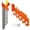Orange, variant on ANXPTIME Simple Wall Mount Owner for Chainsaw Fetters Including 5 Fasteners and Tool Organization Features