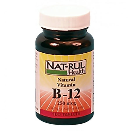 Natrul Health La vitamine B-12 250 comprimés mcg - 100 Ea