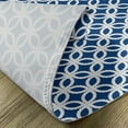thumbnail image 5 of Ambesonne Navy Place Mats Set of 4, Marine Life Woven Composition, Standard Size, Navy Blue and White, 5 of 6