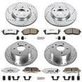 thumbnail image 3 of PowerStop Front and Rear Z26 Street Warrior Carbon-Fiber Ceramic Brake Pad and Drilled and Slotted Rotor Kit Fits: NISSAN Select Models K4475-26, 3 of 9
