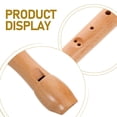 thumbnail image 3 of RENACLIPY 1Set Tenor Recorder Beech Wood Khaki Learning Rhythm Music Education, 3 of 7