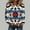 A1388 Multicolor, variant on Retro Sweatshirt for Women Tribal Pattern Graphic Print Crewneck Long Sleeve Classic Relaxed Fit Casual Cozy Pullover Southwest Bohemian Fashion Clothes