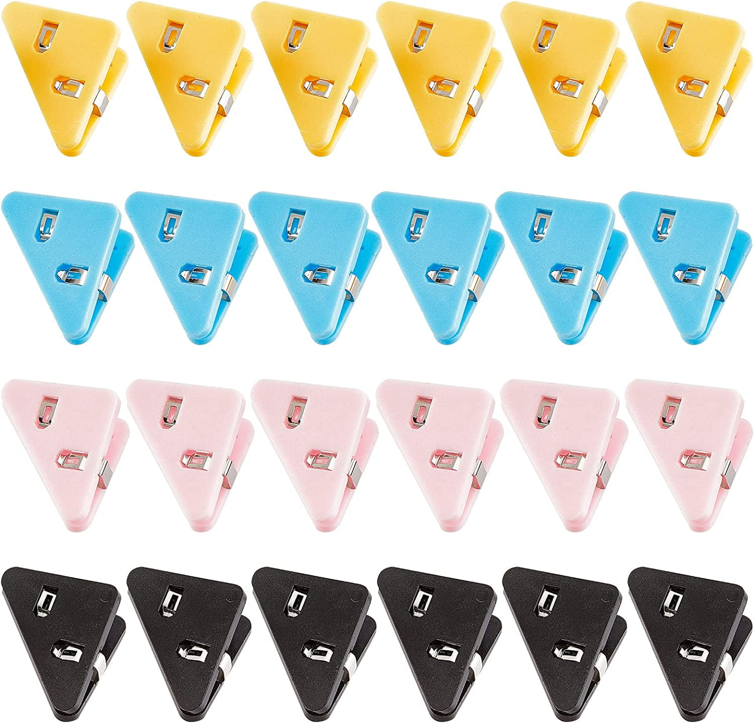 Happon 40 Pcs Corner Paper Clip Prevent Books Curling, Triangle Book