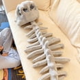 Costume de squelette de dinosaure réaliste, en peluche portable pour enfants et adultes, déguisement fantaisie tête de mort Costume de squelette de dinosaure réaliste, en peluche portable pour enfants et adultes, déguisement fantaisie tête de mort