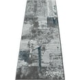 thumbnail image 6 of HR Premium Super Soft Polyester Abstract Area Rug with Monochromatic/Linear Pattern in Steel, Gray, Blue & Multi-Color - Luxurious and Durable Home Decor, 6 of 7
