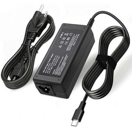 USB-C Type C Laptop Charger 45W for Lenovo Chromebook C330 S340 100e 300e 500e C340 S330 2nd Gen, ThinkPad Yoga T480 T480s T580 E490 E580 C630 C940 C740 S730 730S 720 910 AC Adapter Power Supply Cord