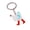 White, variant on Unique Acrylic Keychain Rooster Keyring Pendant Accessory Gift For Friend Family