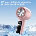 thumbnail image 4 of Coolings Fan Silent Fan Usb Air Conditioner Fan Vertical Blowing 199 Wind Speeds Mini Desktop Rechargeable Brushless Folding Easy Storage Outdoor Fan, 4 of 5