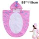 thumbnail image 1 of Toalla de baño de algodón suave para bebé Toalla de playa Albornoz para niños de 0 a 6 años Ormromra 221919-3, 1 of 9