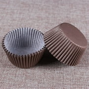 100pcs coffee color cupcake paper cups paper cupcake form cupcake liners
