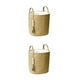 thumbnail image 1 of Cateissary Cesta de alambre, opción de almacenamiento simple pero elegante para cualquier habitación, almacenamiento de alta , cuerda de yute con forro S 2Conjunto, 1 of 6