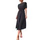 thumbnail image 1 of Txlixc Vestido de cintura alta para mujeres, impresión de punto de cuello redondo de manga corta Txlixc moda, 1 of 9