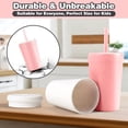 thumbnail image 3 of Reusable 10oz Wheat Straw Cups, Spill-Proof Water Cups With Lids and Straws for Kids, Chip Resistant Tumbler and Unbreakable Kitchen Drinking Cups, BPA free, Microwave & Dishwasher Safe, 3 of 6