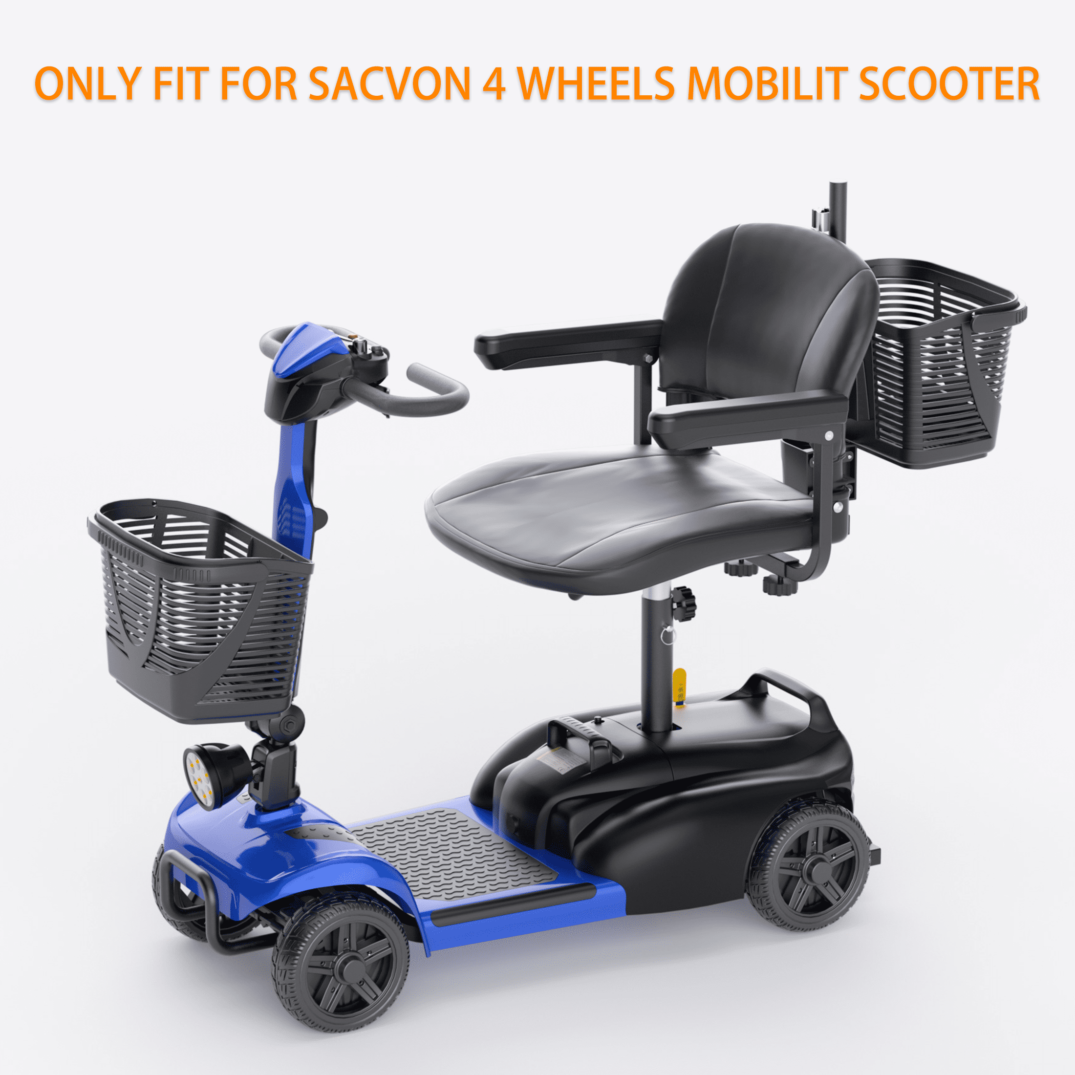 SACVON 24V 12Ah Replacement Battery for Mobility Scooter 03,Easy Attachable and Removal Flight/Cruise Friendly for Travel- Senior Scooter Battery (1 Pack)