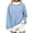 04-Sky Blue, variant on Womens Sweatshirt Oversized Mock Neck Warm Long Sleeve Pullover Tops Trendy Winter Fall Outfits