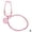 Pink, variant on DLQT Red Ninghai Changyang Plastic Children'S Simulation Stethoscope Various Colors Teaching Stethoscope