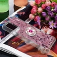 thumbnail image 7 of Samsung Galaxy A32 4G(Not 5G) Case,Creativity Clear Quicksand Glitter Flowing Liquid Floating Soft TPU Case w/Stand Bling Diamond Sparkle Phone Cover for Samsung Galaxy A32 4G  Rose Gold, 7 of 7