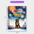 thumbnail image 5 of Happy New Year with Newfoundland Fireworks Holiday Xmas Winter 2025 Spiral Bound Journal Newfie Dog Lover Gifts 5x7in Spiral Notebook - 00025, 5 of 5