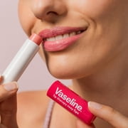 Vaseline Lip Therapy 4 Pack Lips Set (2 Original, 2 Rosy) With Petroleum Jelly Value Pack 0.16 oz. / 4.8g each