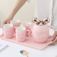 thumbnail image 3 of Juego de agua de cerámica, juego de té, taza de agua for sala de estar, taza de café, juego de tazas for el hogar, nuevo juego de té elegante, 3 of 7