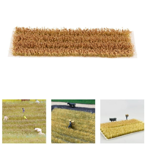 1: 72-87 Modelo de DIY Modelo de Paisajismo Ferroviario Diorama Miniatura Miniatura Juegos de Modelo Terreno Ferroviario Yotijar Campo de trigo