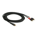 thumbnail image 4 of Cable De Audio Dual Aleación De Aluminio Y Adaptador Conector Extensión Cor Para Mezclador, Amplificador, Tarjeta De Sonido, Altavoz Acto, 4 of 7