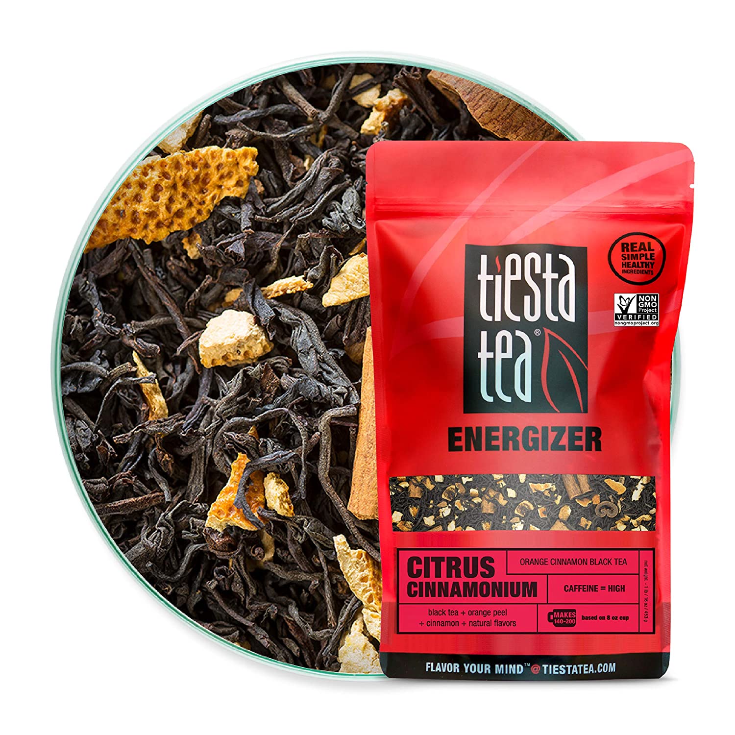 Tiesta Tea Citrus Cinnamonium Orange Cinnamon Black Tea, 200 Servings