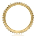 thumbnail image 2 of 1/2Ct Diamond Eternity Ring Prong Stackable Wedding Band 14k Yellow Gold, 2 of 4