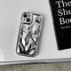 thumbnail image 4 of Luxury plating 3D Lunar crater bumper soft silicon phone case for iphone 15 14 13 12 11 Pro Max Plus XS X XR Cute Back Cover, 4 of 5