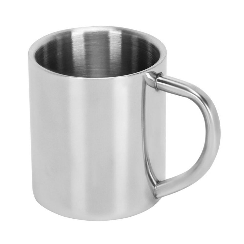 Details about   300ml Mug 304 Stainless Steel Double Walled Insulated Coffee Beer Cup Household 