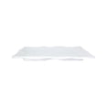 thumbnail image 3 of Excellante Classic White Extra Heavy Weight Melamine Dinnerware Collection 11 1/4" X 7 1/4" Wave Rectangular Plate, Comes in Dozen, 3 of 4