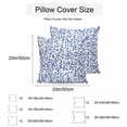 thumbnail image 3 of Waterproof Throw Pillow Covers Set of 2, 18x18 Inch Blue Botanical Decorative Pillowcases Outdoor Pillow Slip Cushion Covers Set for Couch Tent Spring Summer Leaf Watercolor, 3 of 7