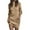 Khaki, variant on Prolriy Sweater Dresses for Women 2024 Trendy Autumn Winter Long Sleeve Turtleneck Solid Color Casual Sweater Dress Ladies Sweater Dress Womens Sweater Dress Brown S