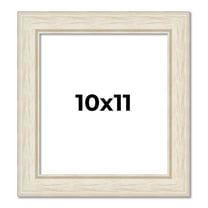 10x11 Frame White Real Wood Picture Frame Width 1.75 inches | Interior Frame Depth 0.5 inches |