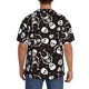 thumbnail image 3 of Fotbe Skeleton Camisa Estampada de Manga Corta para Hombre, Casual de Verano, Estilo Playero, Sin Arrugas-Medium, 3 of 5