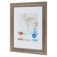Mainstays Traditional 11x14 Matted to 8x10 Rustic Gray 1.46" Wall Picture Frame